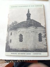 kniha Zámek v Kolodějích nad Lužnicí, Vyšehrad 1947