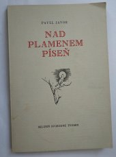 kniha Nad plamenem píseň Verše, Česká kulturní rada v zahraničí 1955