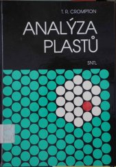 kniha Analýza plastů, SNTL 1989