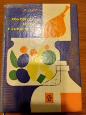 kniha Konzervování potravin v domácnostech, SZN 1965