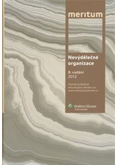 kniha Nevýdělečné organizace 2012, Wolters Kluwer 2012