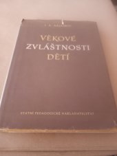 kniha Věkové zvláštnosti dětí Nárys, SPN 1956