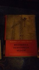 kniha Mechanika venkovních vedení Určeno technikům pracujícím na projektech a stavbě elektrických vedení, SNTL 1955