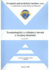 kniha Terminologický a výkladový slovník z verejnej ekonómie (monografie), Evropský polytechnický institut 2008