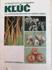 kniha Kľúč na určovanie porúch vo výžive rastín, Gustav Fischer Verlag 1977