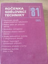 kniha Ročenka sdělovací techniky  1981, SNTL 1981