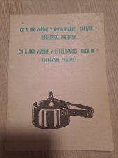 kniha Kuchařské předpisy. I, - O polévkách, Čsl. svaz kuchařů 1925