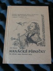 kniha Hanácké písničky Pro dětský nebo ženský sbor, Krajský pedagogický sbor v Olomouci 1955