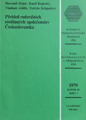 kniha Přehled ruderálních rostlinných společenstev Československa, Academia 1979