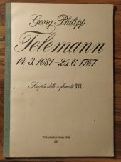 kniha Georg Philipp Telemann 14.3.1681 - 21.6.1767 Soupis díla z fondů Státní vědecké knihovny v Brně, Státní vědecká knihovna v Brně 1981