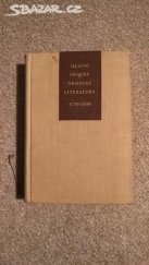 kniha Hlavní proudy německé literatury 1750-1848 : příspěvky k jejím dějinám a kritice, Státní nakladatelství politické literatury 1958