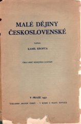 kniha Malé dějiny československé, Matice česká 1931