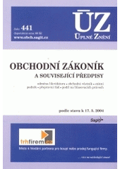 kniha Obchodní zákoník a související předpisy odměna likvidátora, obchodní věstník, státní podnik, přepravní řád, podíl na hlasovacích právech, Sagit 