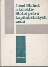 kniha Státní právo kapitalistických zemí celostátní vysokoškská učebnice pro stududenty právnických fakult, Panorama 1985