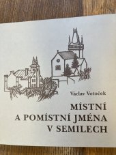 kniha Místní a pomístní jména v Semilech, Město Semily 2002