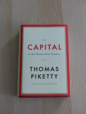 kniha  Capital in the Twenty-First Century, The Belknap Press of Harvard University Press Cambridge 2014