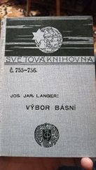 kniha Výbor básní, J. Otto 1909