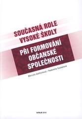 kniha Současná role vysoké školy při formování občanské společnosti, VeRBuM 2010