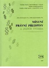 kniha Místní právní předpisy a jejich tvorba, Oeconomica 2005