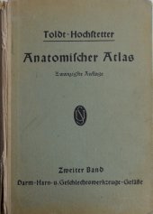 kniha Anatomischer Atlas II. für Studierende und Ärzte , Urban - Schwarzenberg 1948