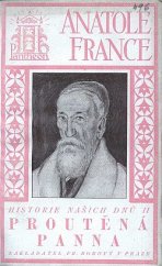 kniha Proutěná panna Historie našich dnů, II, Fr. Borový 1925