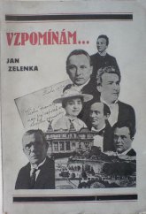 kniha Vzpomínám ..., Svaz čs. herectva 1929