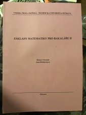 kniha Základy matematiky pro bakaláře II., VŠB - Technická univerzita 1998