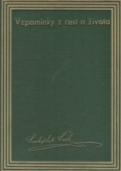 kniha Vzpomínky z cest a života. [Sv.] 1, F. Topič 1908