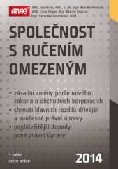 kniha Společnost s ručením omezeným 2014, Anag 2014