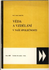 kniha Věda a vzdělání v naší společnosti, Ústřední dům armády 1967