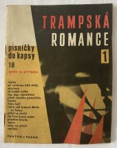 kniha Písničky do kapsy 18. trampská romance zpěv a kytara, Panton 1965