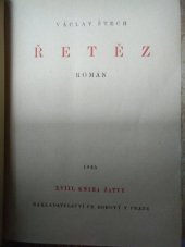 kniha Řetěz román, Fr. Borový 1925