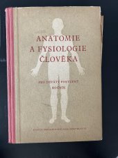 kniha Anatomie a fysiologie člověka pro 9. postupný ročník, SPN 1958