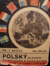 kniha Kapesní slovník polsko-český a česko-polský = Słownik kieszonkowy polsko-czeski i czesko-polski, Kvasnička a Hampl 1947