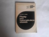 kniha Plasty pro rekonstukce staveb, SNTL 1989