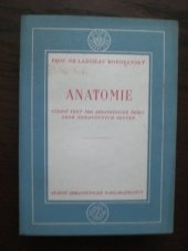 kniha Anatomie Učební text pro zdravot. školy, obor zdravot. sester, SZdN 1954