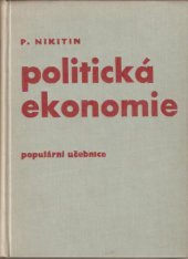 kniha Politická ekonomie Populární učebnice, SNPL 1961