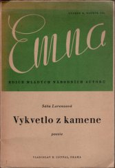 kniha Vykvetlo z kamene [poesie], V.E. Coufal 1942