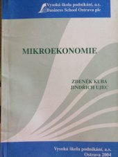 kniha Mikroekonomie, Vysoká škola podnikání 2004
