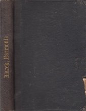 kniha Theoreticko-praktická nauka o harmonii pro školu a dům, I.L. Kober 1866