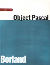 kniha Object Pascal Language Guide, Borland Software 2001