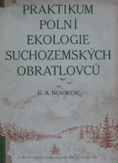 kniha Praktikum polní ekologie suchozemských obratlovců, Československá akademie věd 1953