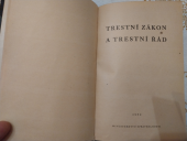 kniha Trestní zákon a trestní řád, Orbis 1950