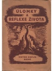 kniha Úlomky a reflexe života [básně 1932-1933], F. Obzina 1933