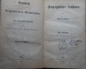 kniha Geographischer Leitfaden Grundriß der Allgemeinen Geographie - eine geographische Vorschule und Anhalt für jede Heimatkunde, Gotha 1862