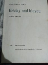 kniha Blesky nad hlavou Jivínské rapsodie, Zář 1947