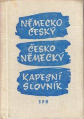 kniha Německo-český a česko-německý slovník, Státní pedagogické nakladatelství 1962