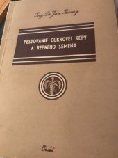 kniha Pestovanie cukrovej repy a repného, Oráč 1952