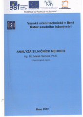 kniha Analýza silničních nehod II, Vysoké učení technické v Brně, Ústav soudního inženýrství 2012