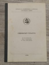 kniha Chemické výpočty, Mendelova zemědělská a lesnická univerzita 1996